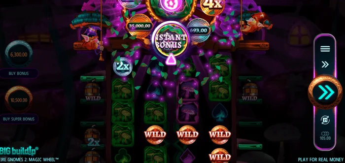 Fire Gnomes 2 Magic Wheel – burvju rats darbībā
